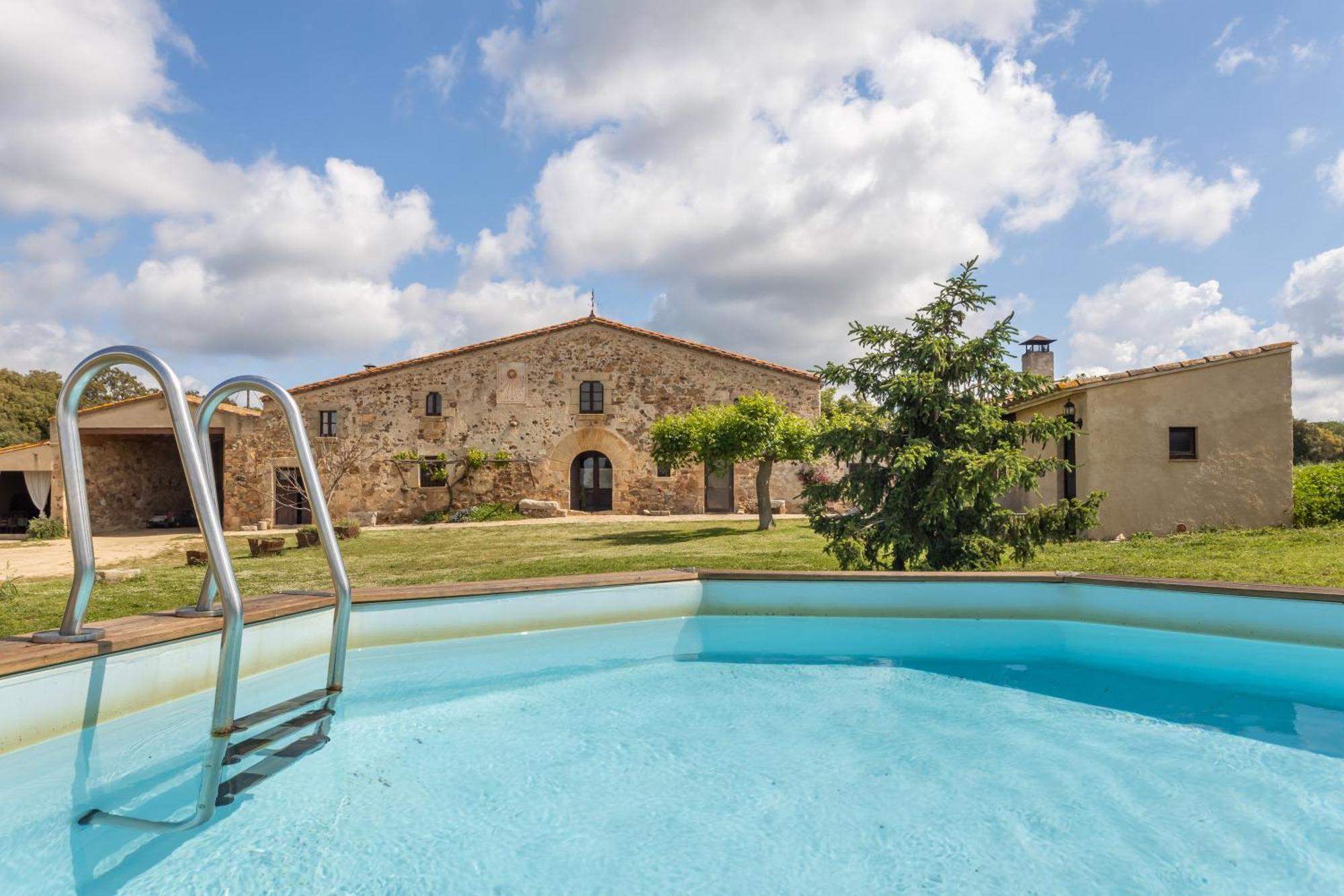 La Pahissa De Can Abras Casa Rural Gerona Buitenkant foto
